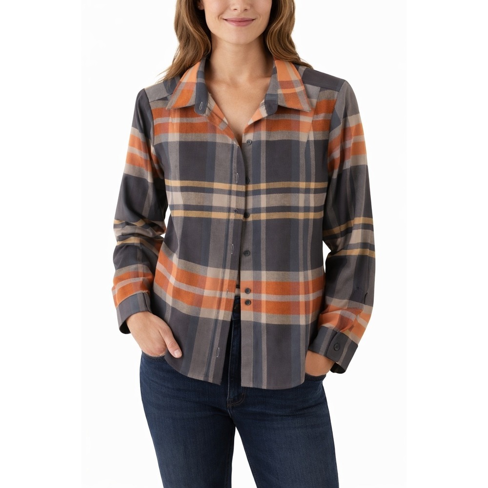 Pendleton Virgin Wool Plaid Boyfriend Button Up Shirt XL Heritage LN